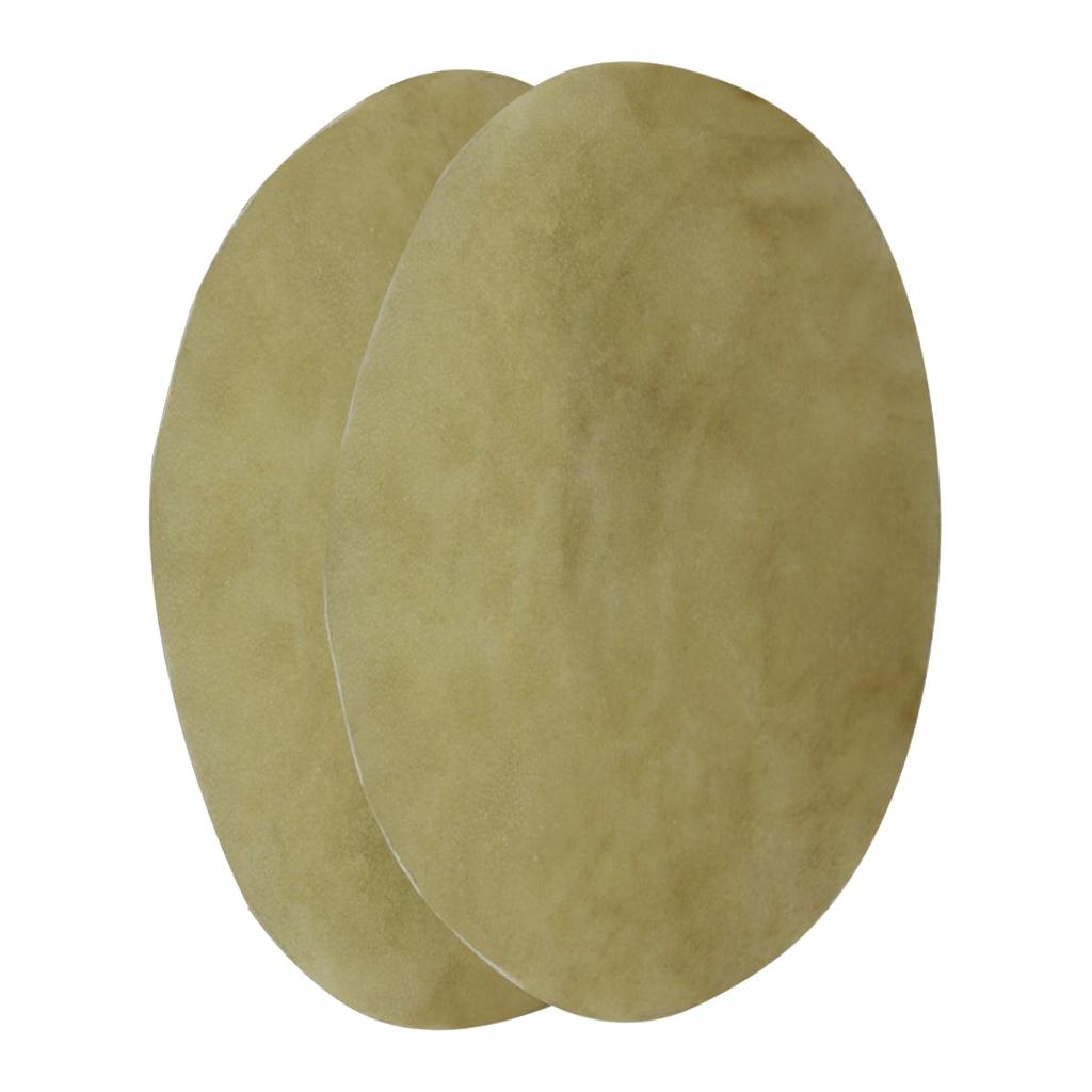 Sunnimix 2 Chiếc Trống Da Dành Cho Châu Phi Trống Bongo Trống Konka Trống Trâu Trống
