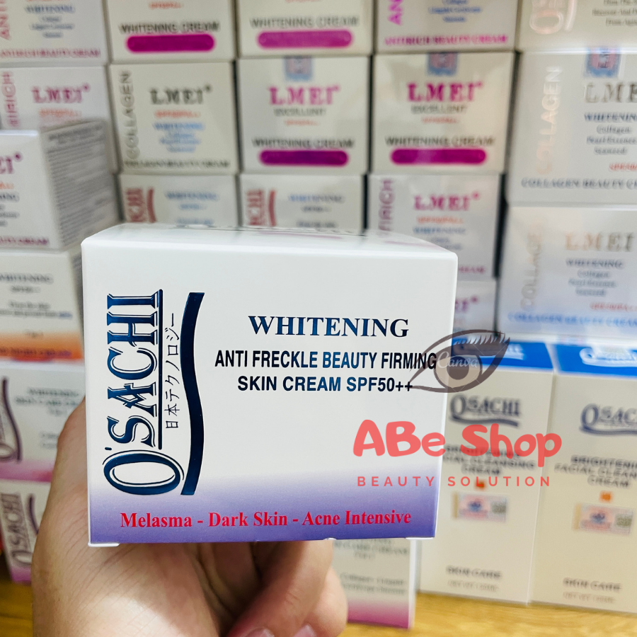 KEM O'SACHI XANH - XOÁ THÂM NÁM - TÁI TẠO DA - O'SACHI WHITENING MELASMA 20G