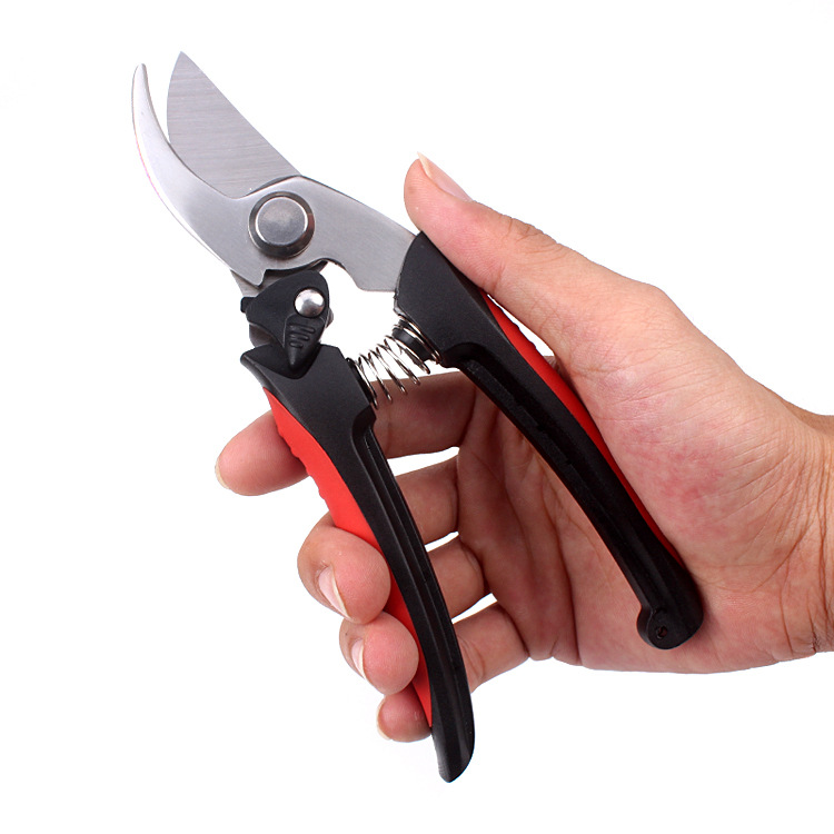 Kéo Cắt Tỉa Lá Cây Cảnh Lưỡi Cong Có Chốt Cài