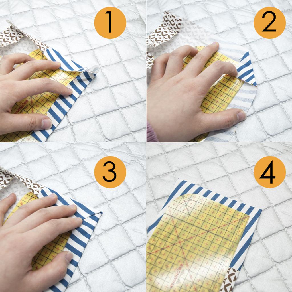 5x Hot Ironing Ruler Fabric Clothes Making Knitting Measuring Marking Tools