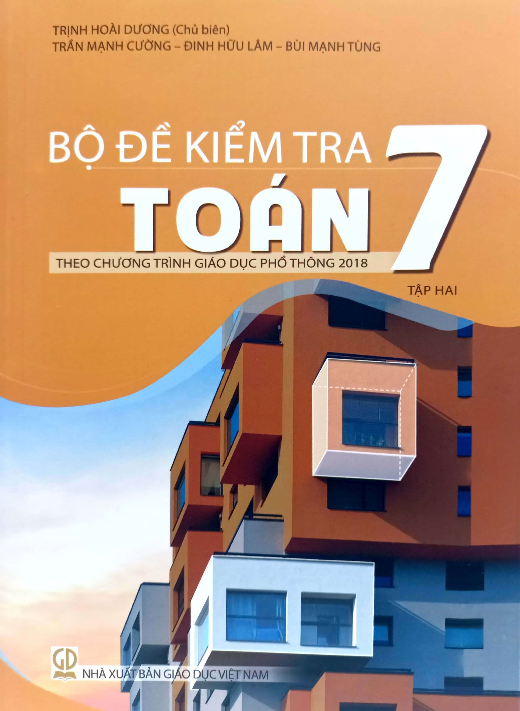 Combo Bộ đề kiểm tra toán 7 - Tập 1, 2