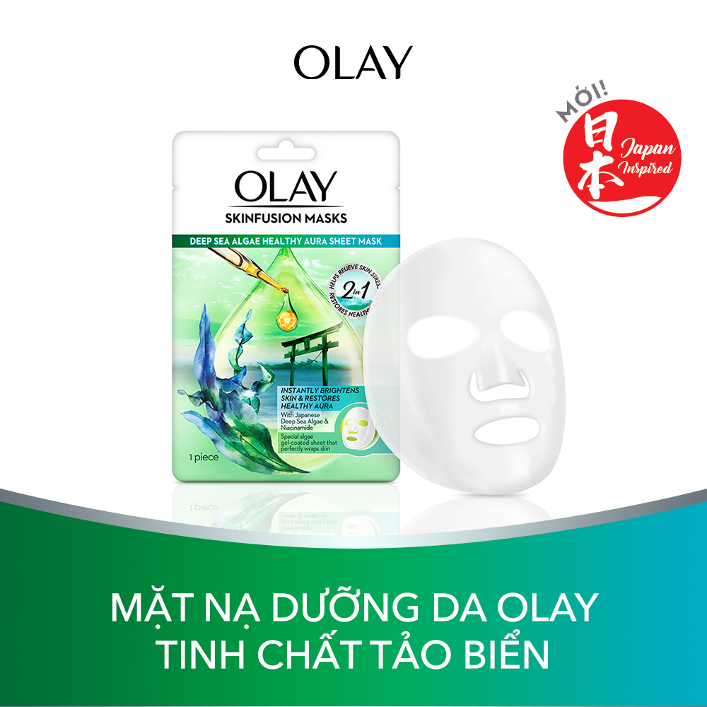 Mặt Nạ Dưỡng Da Olay Tinh Chất Tảo Biển