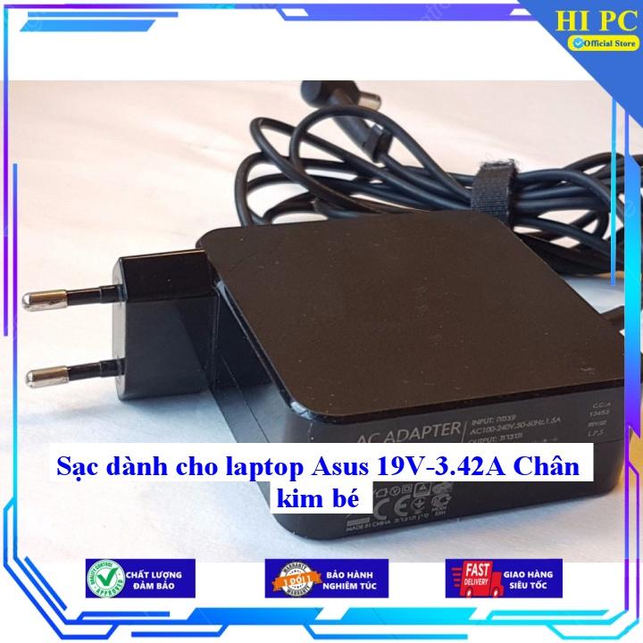 Sạc dành cho laptop Asus 19V-3.42A Chân kim bé - Hàng Nhập khẩu