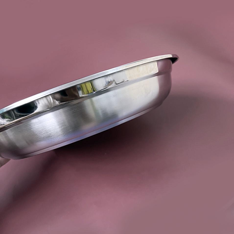 Măm Tròn, Khay Tròn Đựng Thực Phẩm Inox Cao Cấp Hàng Dày 3 size