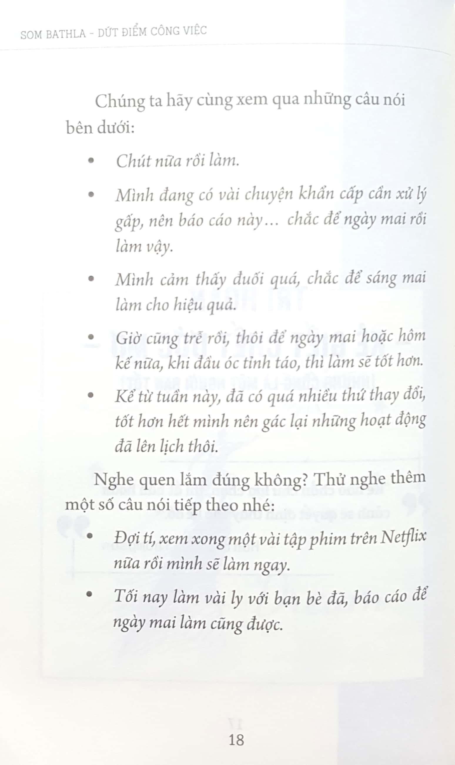 Dứt Điểm Công Việc