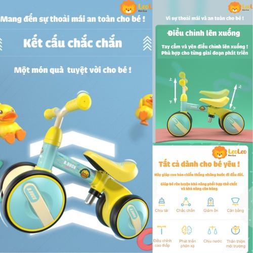 Xe chòi chân cho bé PHC-DUCK , Bảo hành 6 tháng, Xe chòi chân thăng bằng cực kỳ an toàn chắc chắn