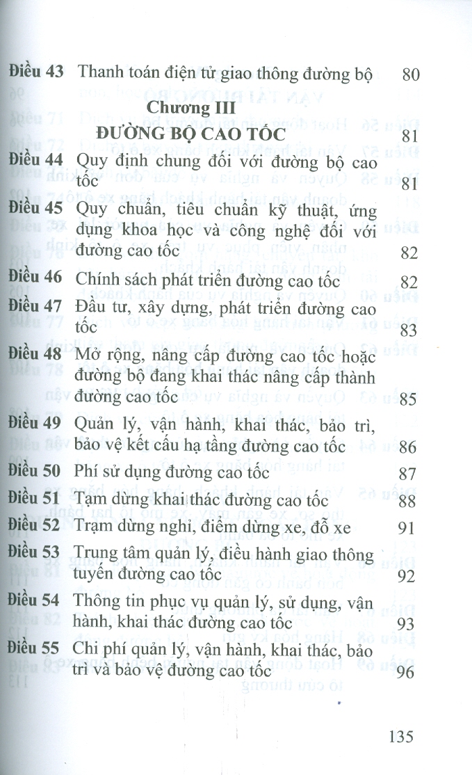 Luật Đường Bộ Năm 2024