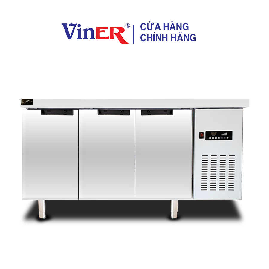 [HÀNG CHÍNH HÃNG] Tủ bàn đông 1m8 lạnh trực tiếp Viner