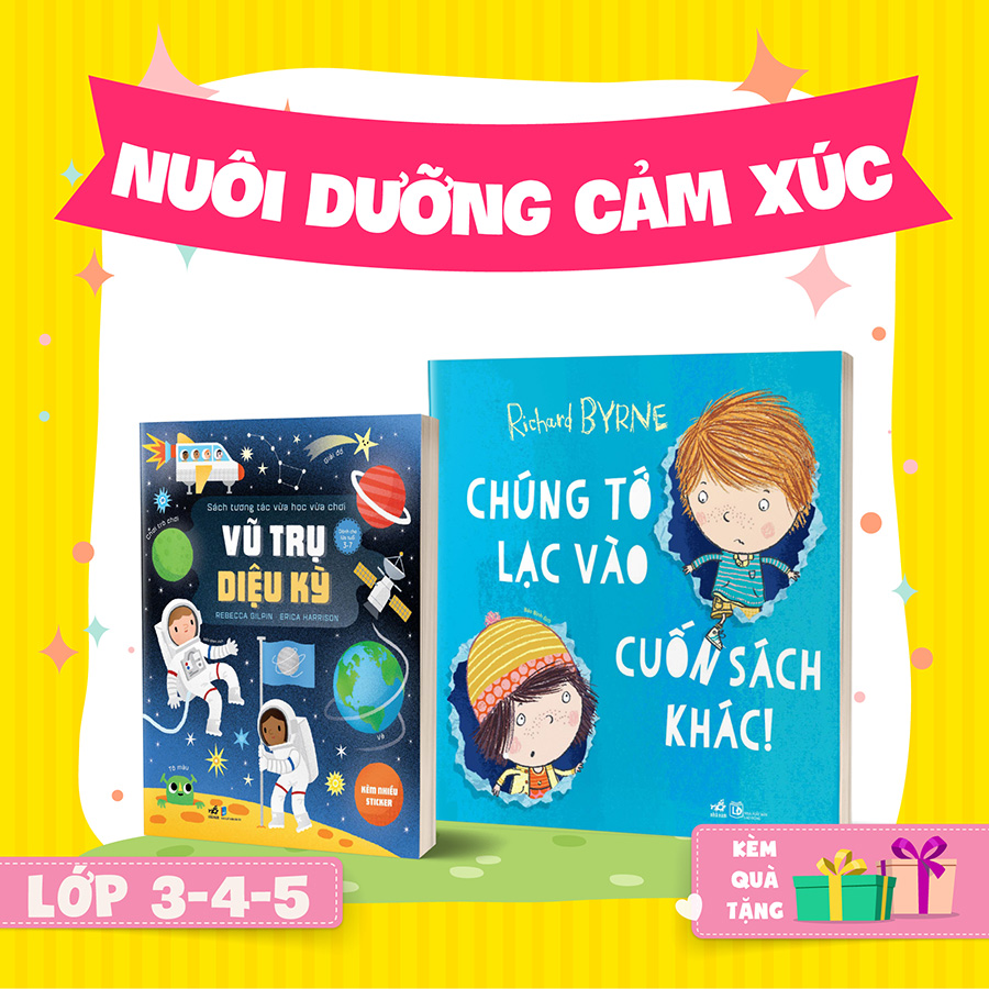 Combo 20: Nuôi Dưỡng Cảm Xúc [Bé Lớp 3-4-5] (Kèm Bộ Quà Tặng Sáp Màu, Bút Chì, Tẩy Mọi Bạn Nhỏ Đều Thích Mê)