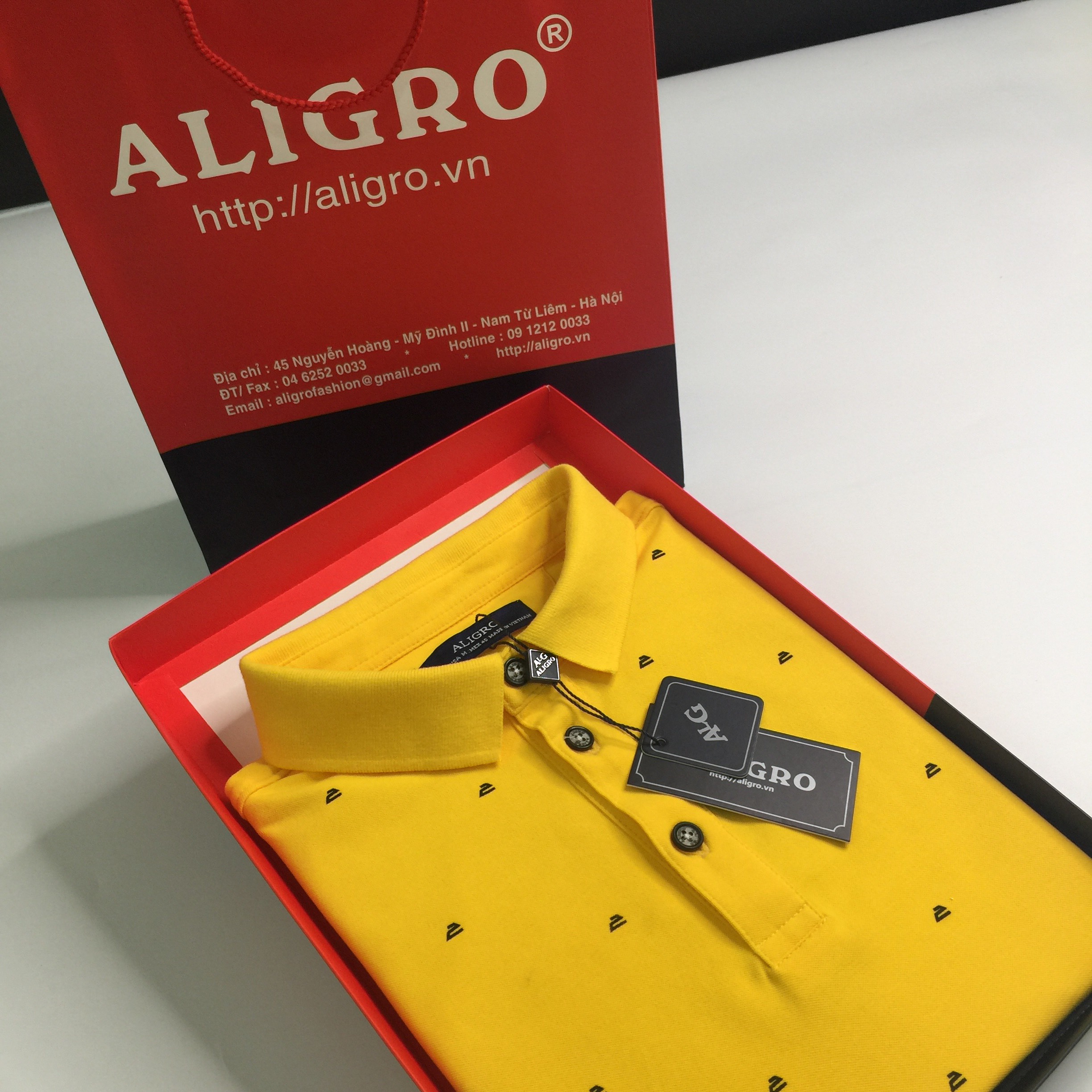 Áo phông nam Aligro ALGPLO64