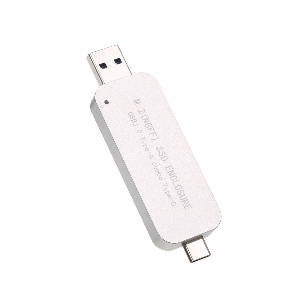 Vỏ bọc SSD Loại A Kết hợp Loại C Hỗ trợ 5Gbps 2230/2242 USB3.0 đến M.2 NGFF