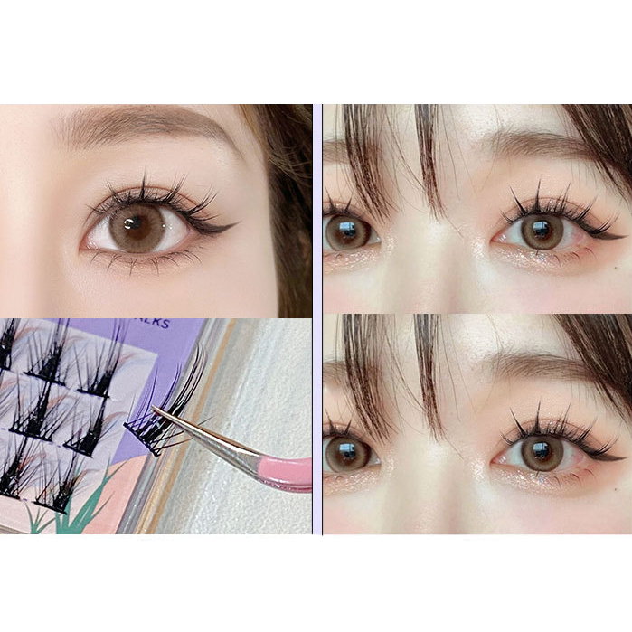 Lông mi giả Eyelash mi giả loại chữ W màu đen tự nhiên