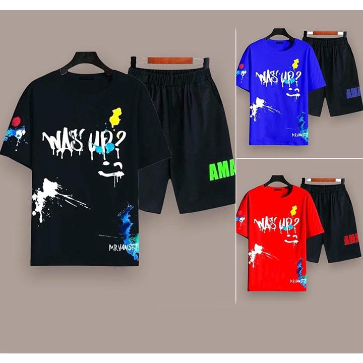 Đồ Bộ Thể Thao Nam Nữ WAS UP - Set Quần Áo bốn mùa đẹp cao cấp mặc nhà đi chơi thoải mái 02