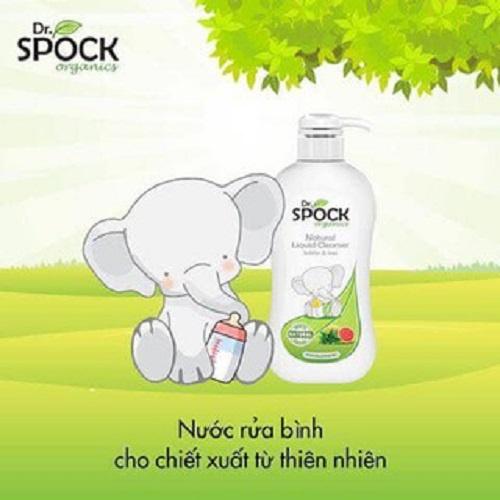 Nước rửa bình sữa thiên nhiên Dr. Spock Organics 450ml