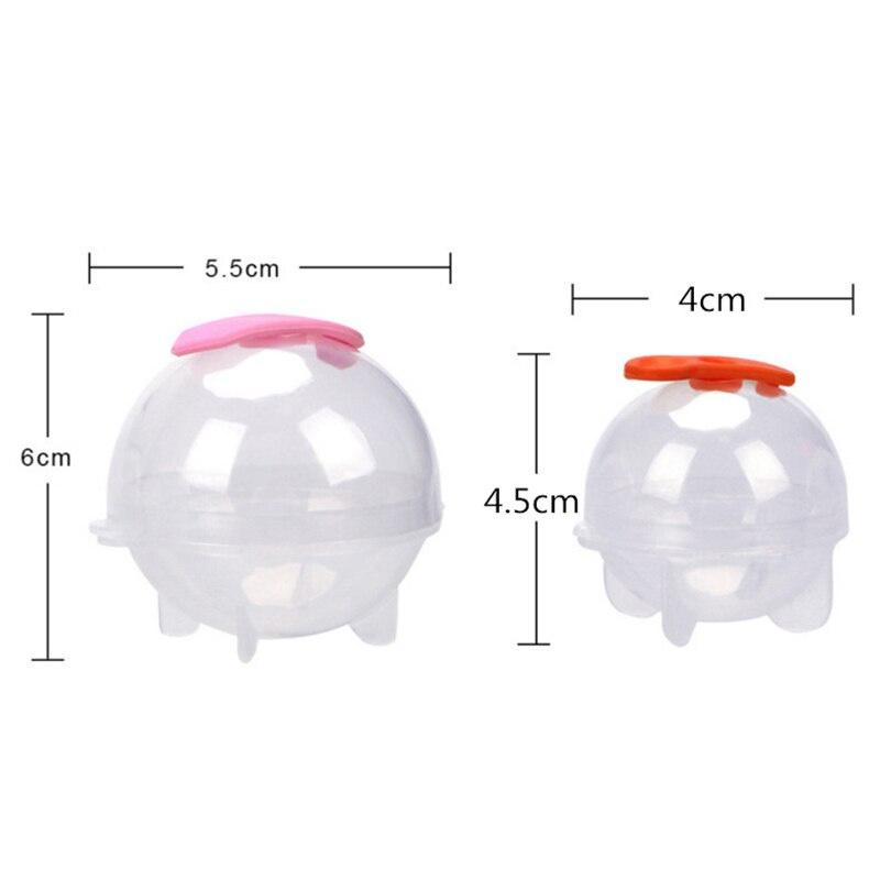 Round Ball Ice Cube Mold DIY Ice Cream Maker Plastic Ice Mould Whiskey Ice Tray Bar Tool Kitchen Gadget Cocktail Utensils
