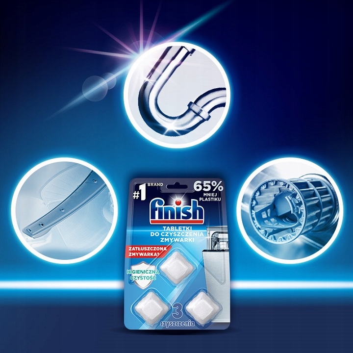 Viên vệ sinh máy rửa bát FINISH ( VỈ 3 VIÊN - ĐỨC CHÍNH HÃNG)