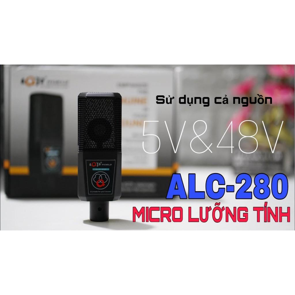 Micro ALC - 280 thu âm, hát karaoke, livetream mọi lúc mọi nơi - âm thanh chuyên nghiệp - vượt mong đợi