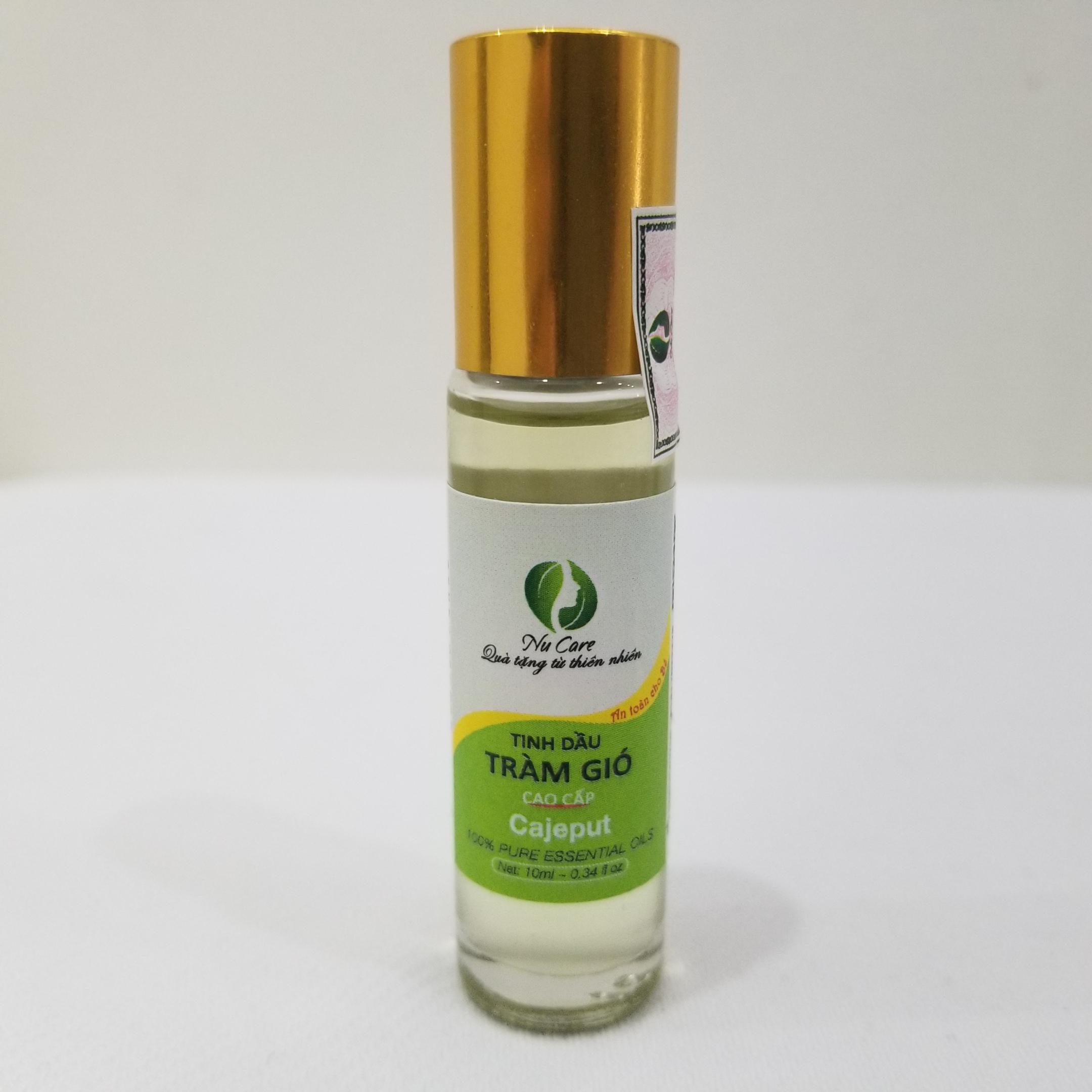 Tinh dầu tràm gió cao cấp NuCare dạng chai lăn tiện lợi 10ml