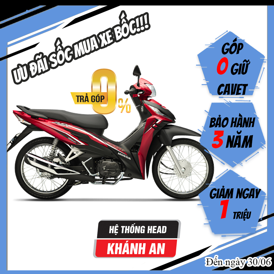 Wave RSX Fi 2021 - Vành nan hoa phanh cơ