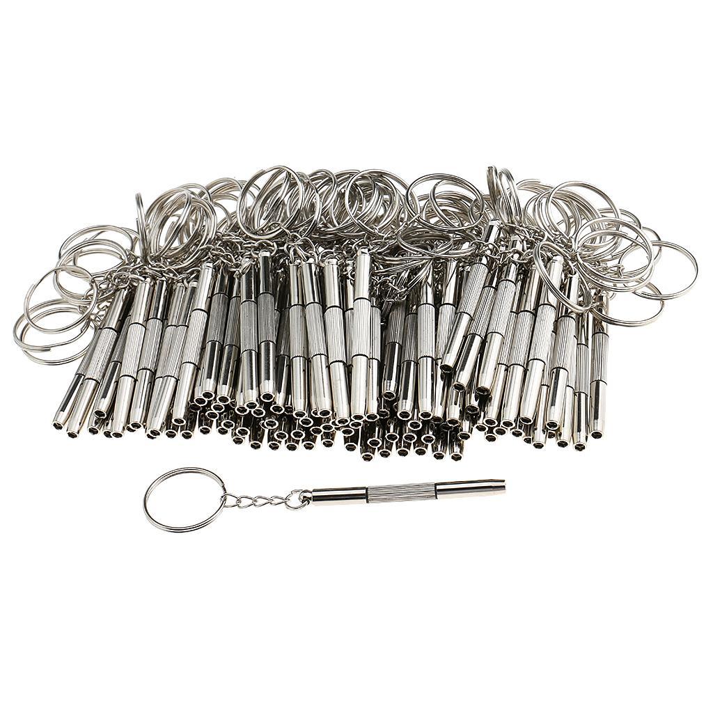 100 Pieces 3 in 1 Eyeglass Sunglasses Cellphone Watch Screwdriver Repair Kit