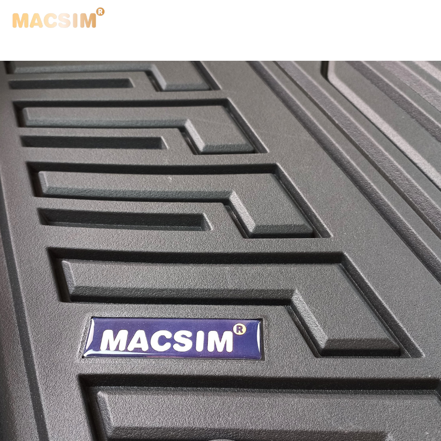 Thảm lót sàn xe ô tô BMW New 3 series 2019- nhãn hiệu Macsim chất liệu nhựa TPE đúc khuôn cao cấp