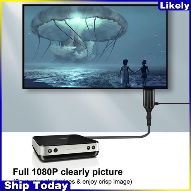 Cáp Chuyển Đổi Av Sang Hdmi 1080p 720p Cho Pc Sang Tv Set-top Box