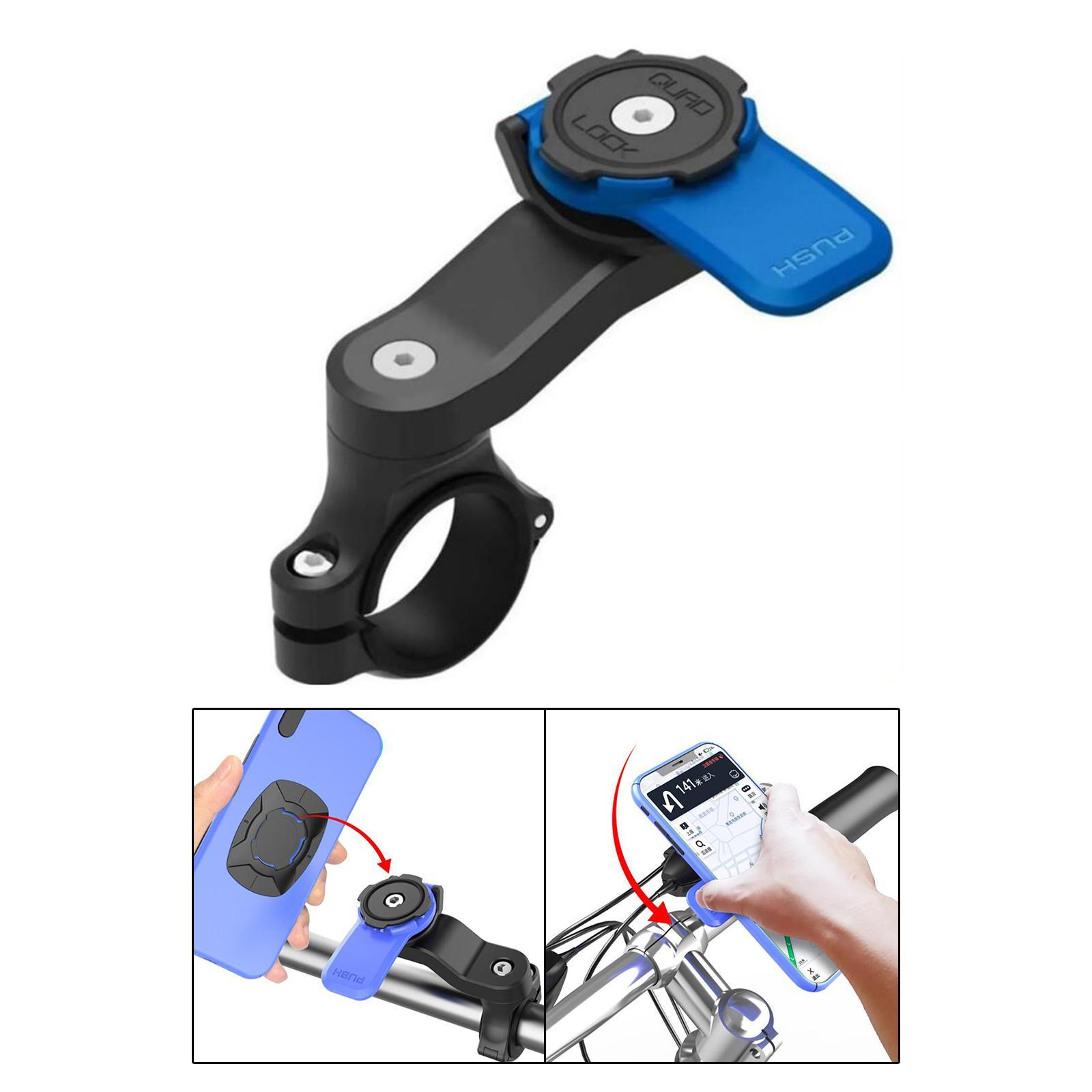Bike Handlebar Phone Mount Accessories for Scooters 4.8in-7.2in Smartphones