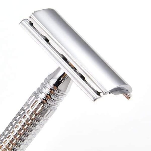 Dao Cạo Râu INOX Truyền Thống Phong Cách Vintage Cầm Chắc Tay Dễ Dàng Sử Dụng