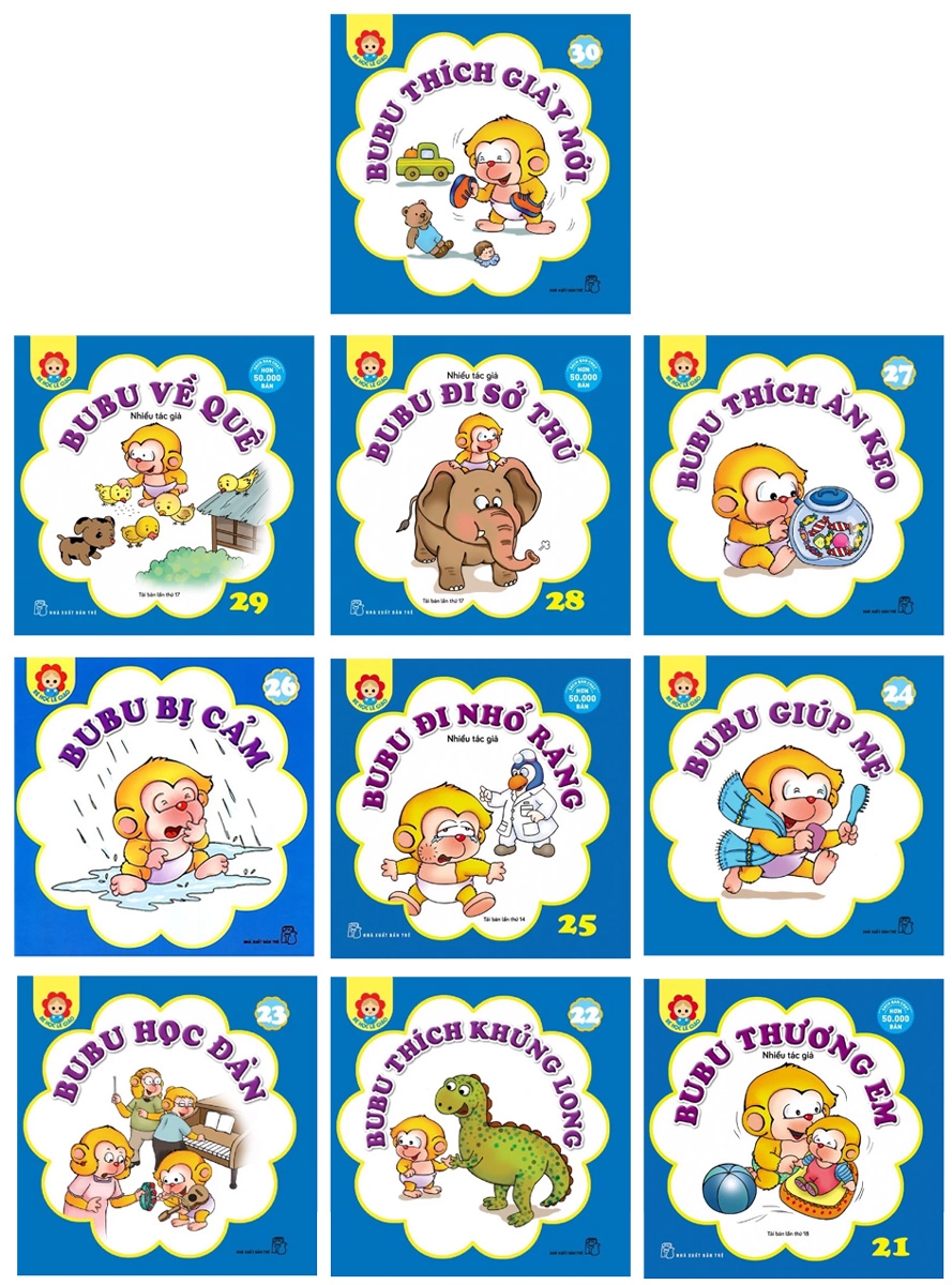 Bộ Sách Bubu - Bé Học Lễ Giáo (Trọn Bộ Tập 1 - 60)
