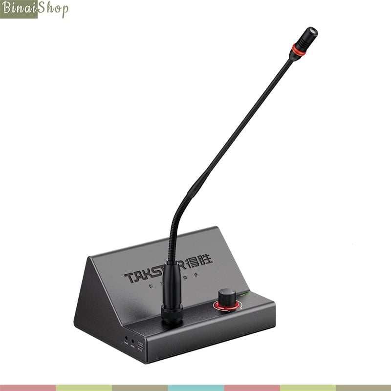 Takstar BN30B – Bộ Micro Cổ Ngỗng Kèm Loa Kép Công Suất 30W, DSP Chống Hú, Kết Nối Mở Rộng Đa Dạng Cho Phát Biểu, Họp Trực Tuyến, Giảng Dạy - Hàng chính hãng