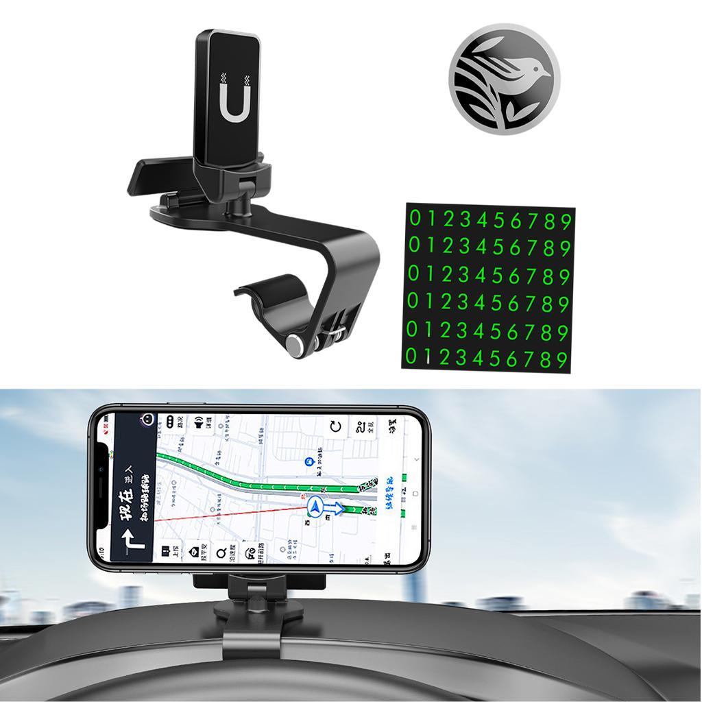 Car Phone Holder Mount Mobile Phone Stand Bracket for 4.7-7.2'' Phone