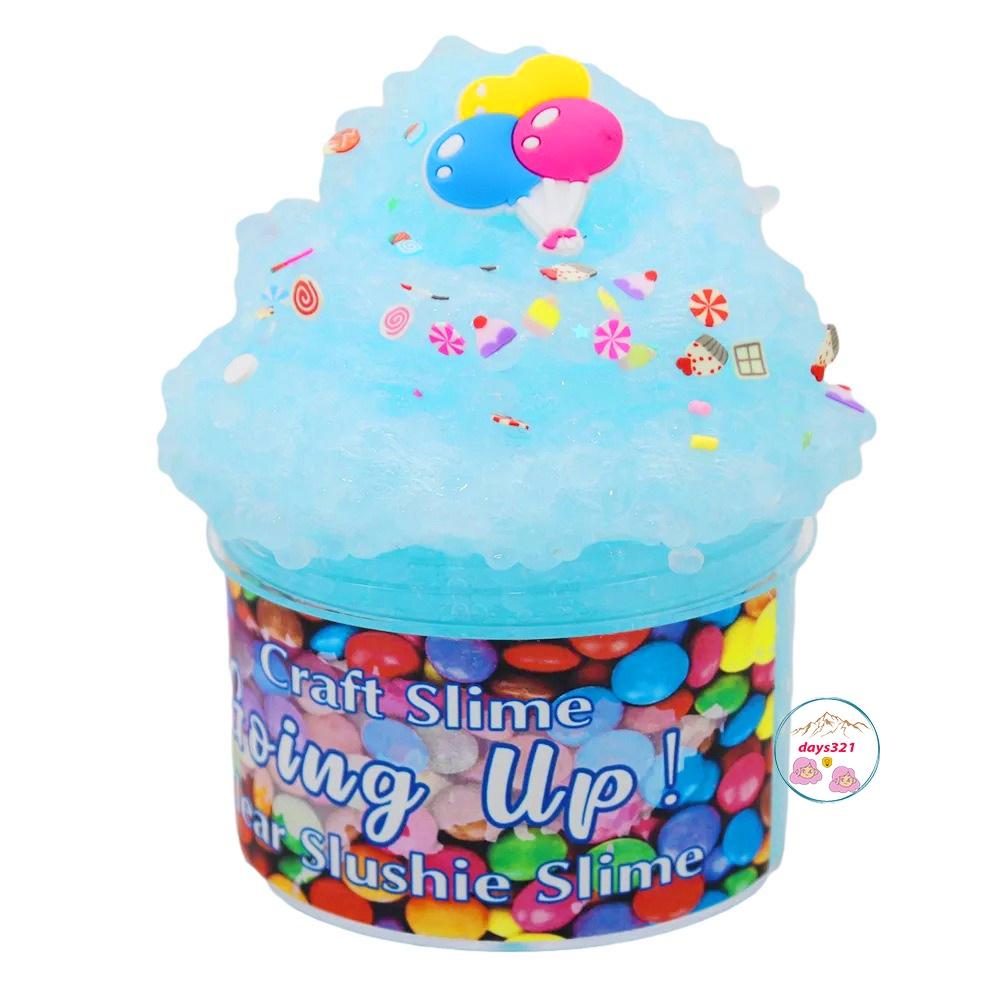 Slime mây Cloud Oceans Edge Slam hộp 200ML sợi mây co giãn smile đàn hồi cao cấp nhiều mẫu squishy gudetama