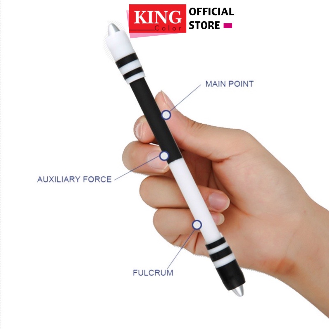 Bút quay pen spinning nghệ thuật trò chơi giải trí chống trượt cân bằng học sinh, sinh viên