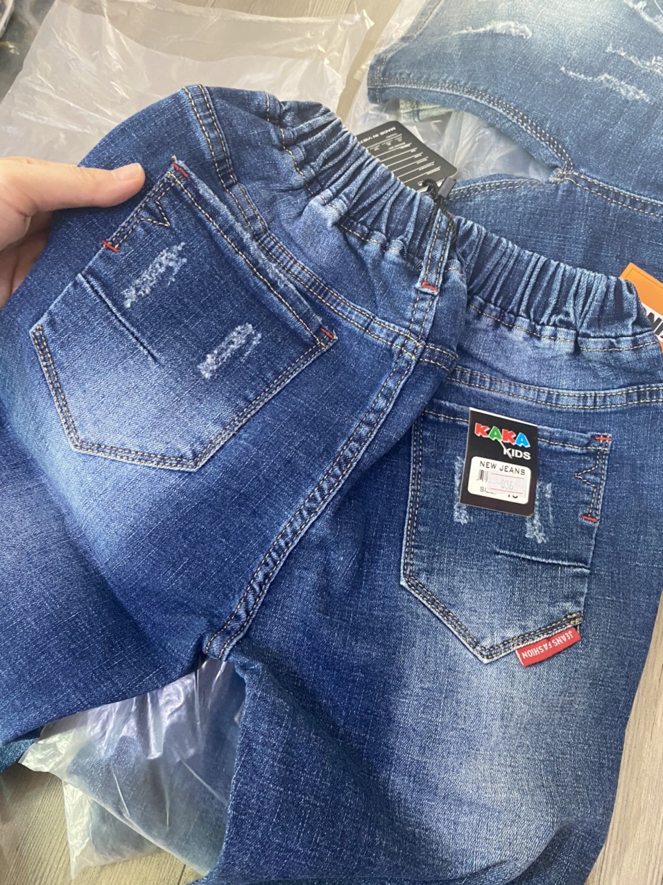 QUẦN JEANS LỬNG BÉ TRAI