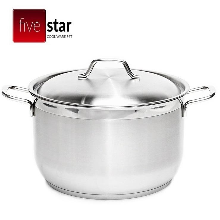 Nồi Inox 3 Đáy Nắp Inox Fivestar N30-3D (30cm) - Hàng Chính Hãng