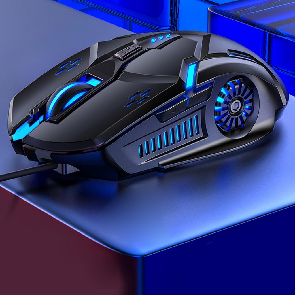 Gaming Mouse Wired,with 6D Programmable Buttons, RGB Lights Perfect for Gaming Computer Mouse for PC, Laptop, Computers