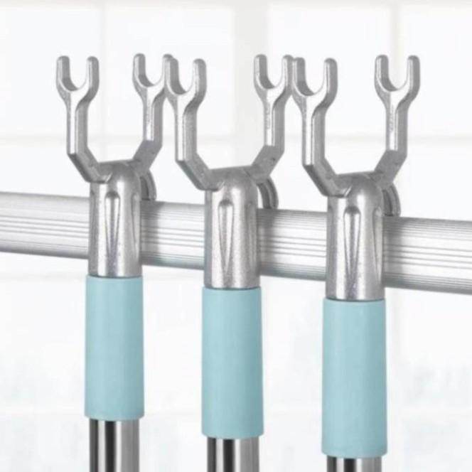 Sào phơi đồ ,Cây phơi quần áo bằng inox kéo dài 1,5M Cây gậy lấy đồ trên cao có thể kéo dài xếp gọn