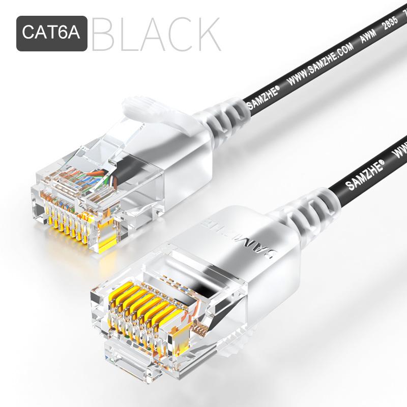 Samzhe Cat8 Ethernet Cáp SFTP 40Gbps Super Speed RJ45 Mạng kết nối mạ vàng cho bộ định tuyến Modem Cat8/7/6 LAN Cáp