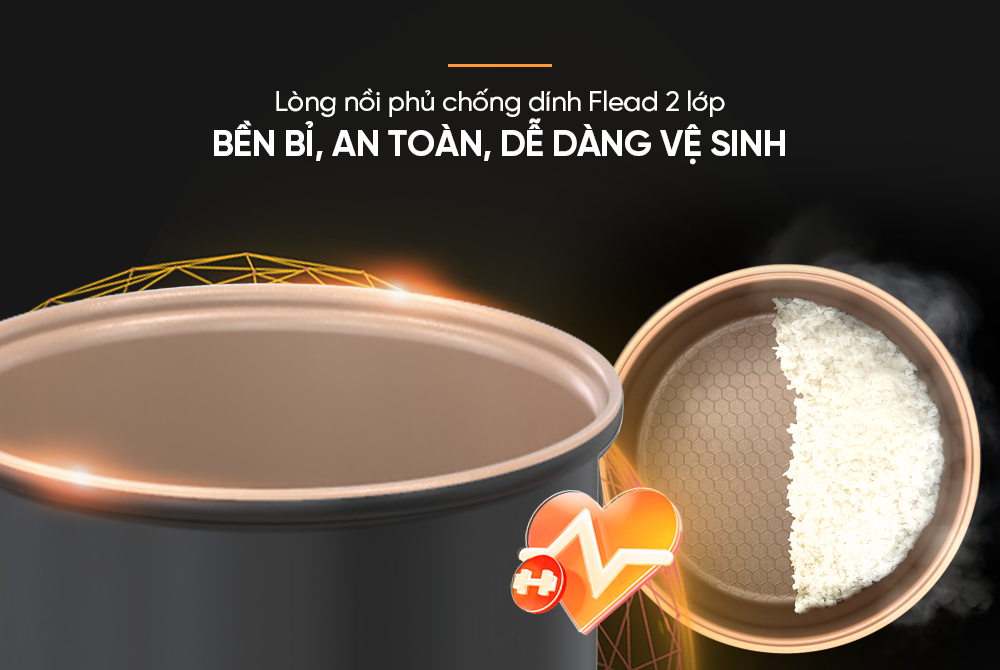 Nồi cơm điện 0.8L SUNHOUSE SHD8200 - Hàng chính hãng