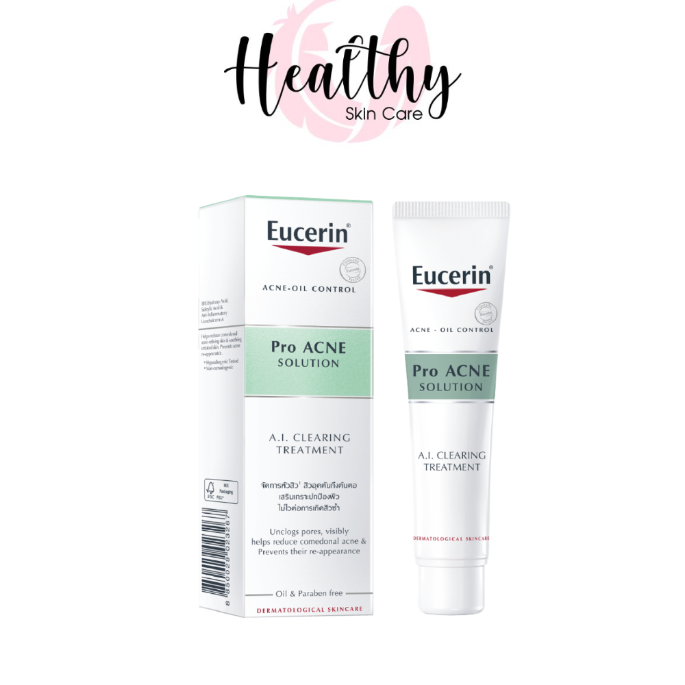 Gel giảm mụn sau 1 tuần Eucerin Pro Acne A.I. Clearing Treatment 40ml