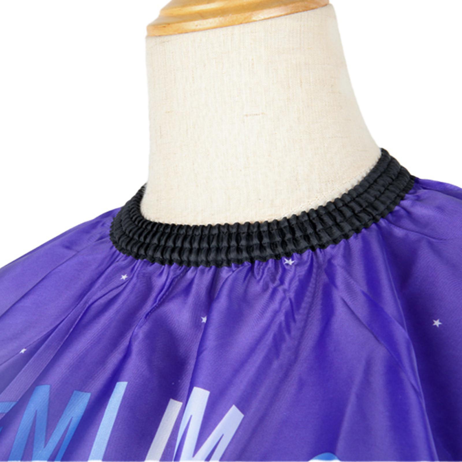 Hair Styling Cape Gown Hair Salon 55 '' x 63 '' Hair Cutting Cape Haircut Hair Beard Barber Gown Adjustable Elastic Collar
