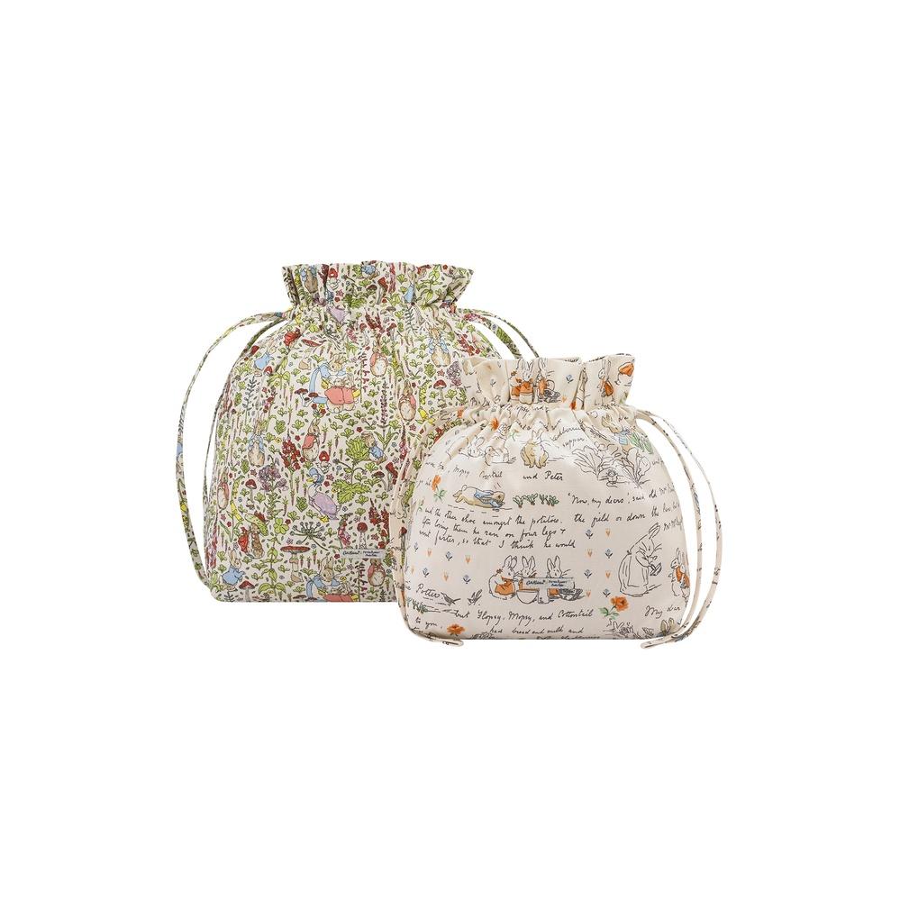 Túi nữ/The Little Hitch Pouches - Garden Ditsy - Cream