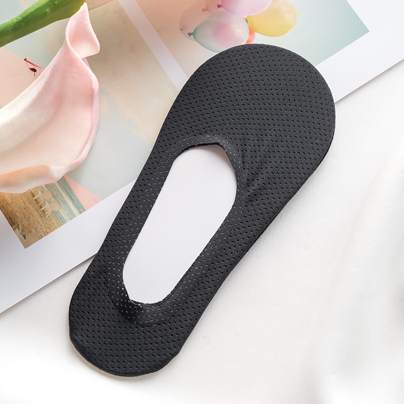 Vớ Tất Nữ Cotton Chấm Trơn Thoáng Mát