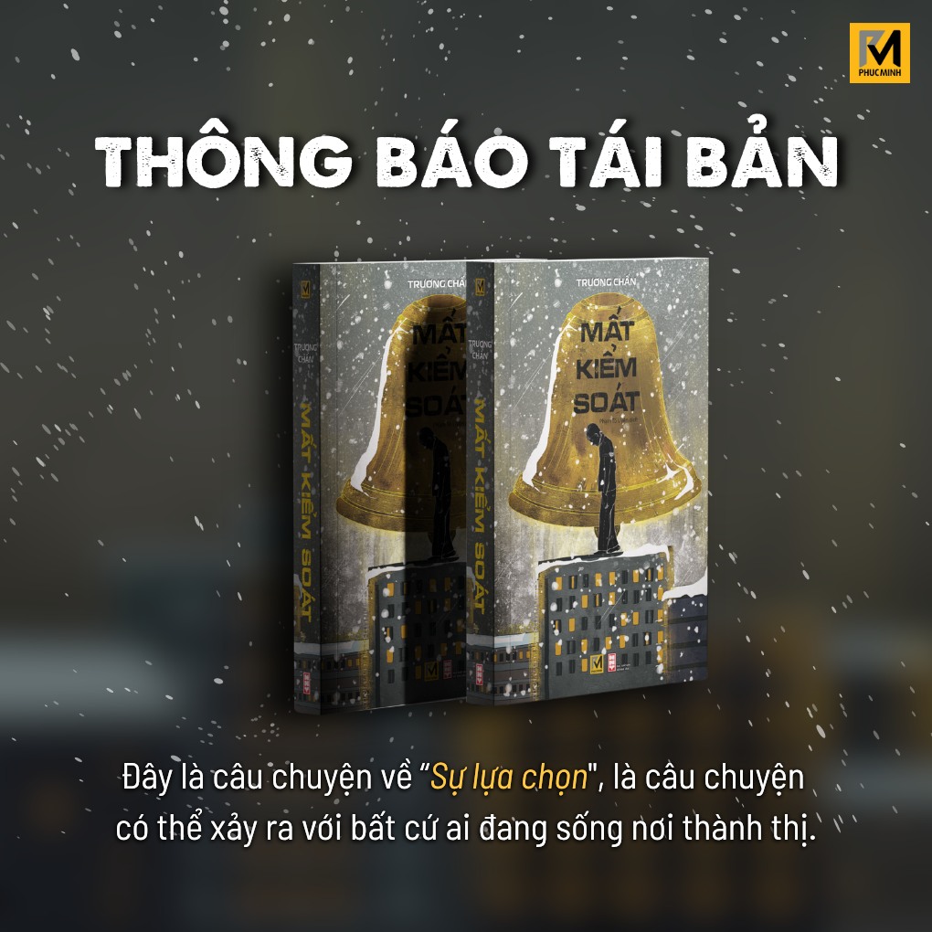 Sách Tiểu Thuyết Trinh Thám Trung Quốc - Mất Kiểm Soát (Tái bản Bìa mềm) - Trương Chấn - Phuc Minh Books