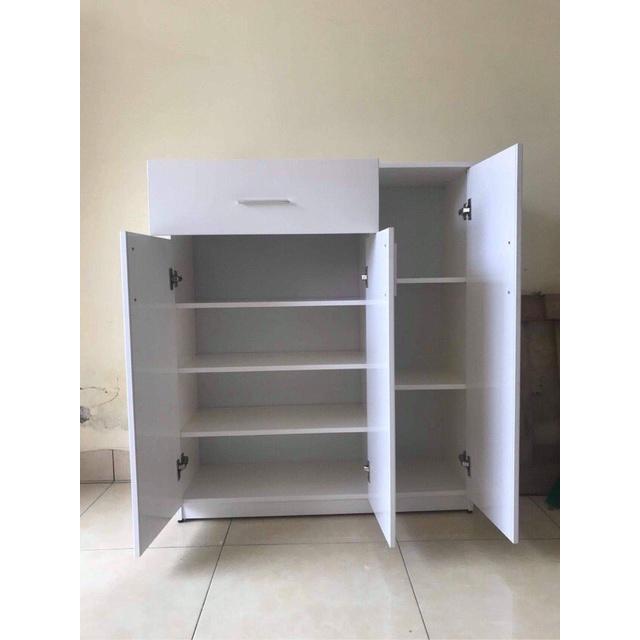 Tủ giày nhựa đài loan 3 cánh tủ đựng giày dép cao 1m04 dài 96cm sâu 31 cm