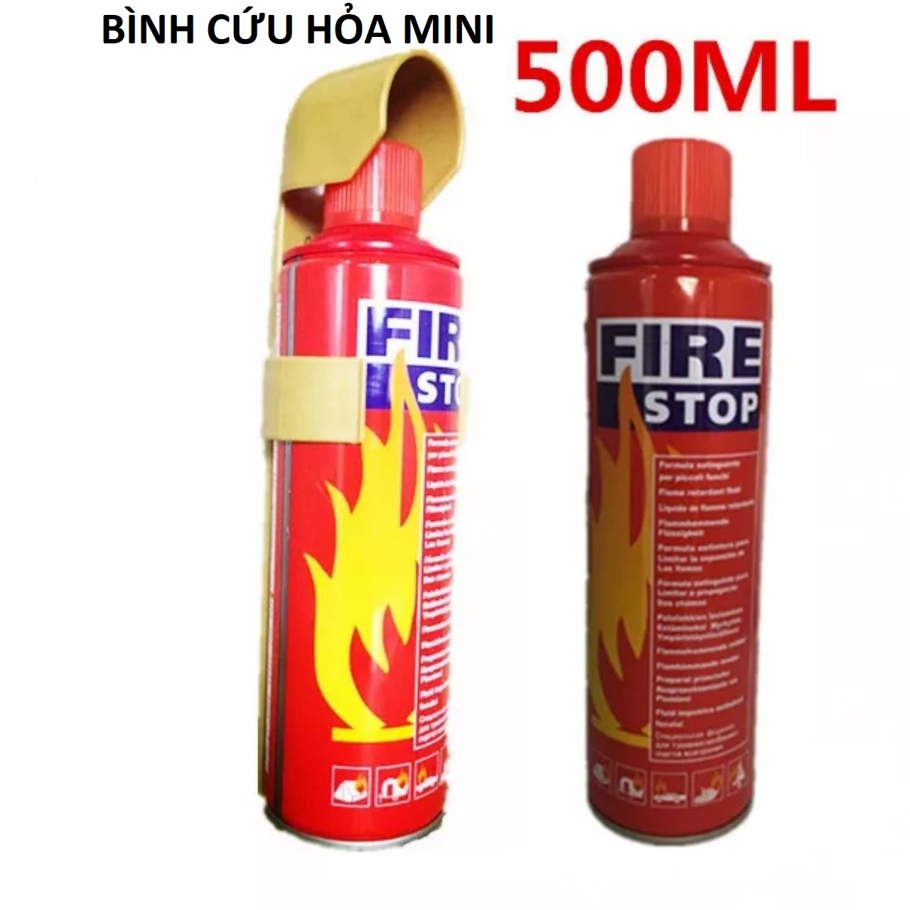 Bình Cứu Hỏa FIRE Stop - Dập Lửa Khẩn Cấp Ô Tô, Xe Máy, Văn Phòng - An Toàn loại tốt