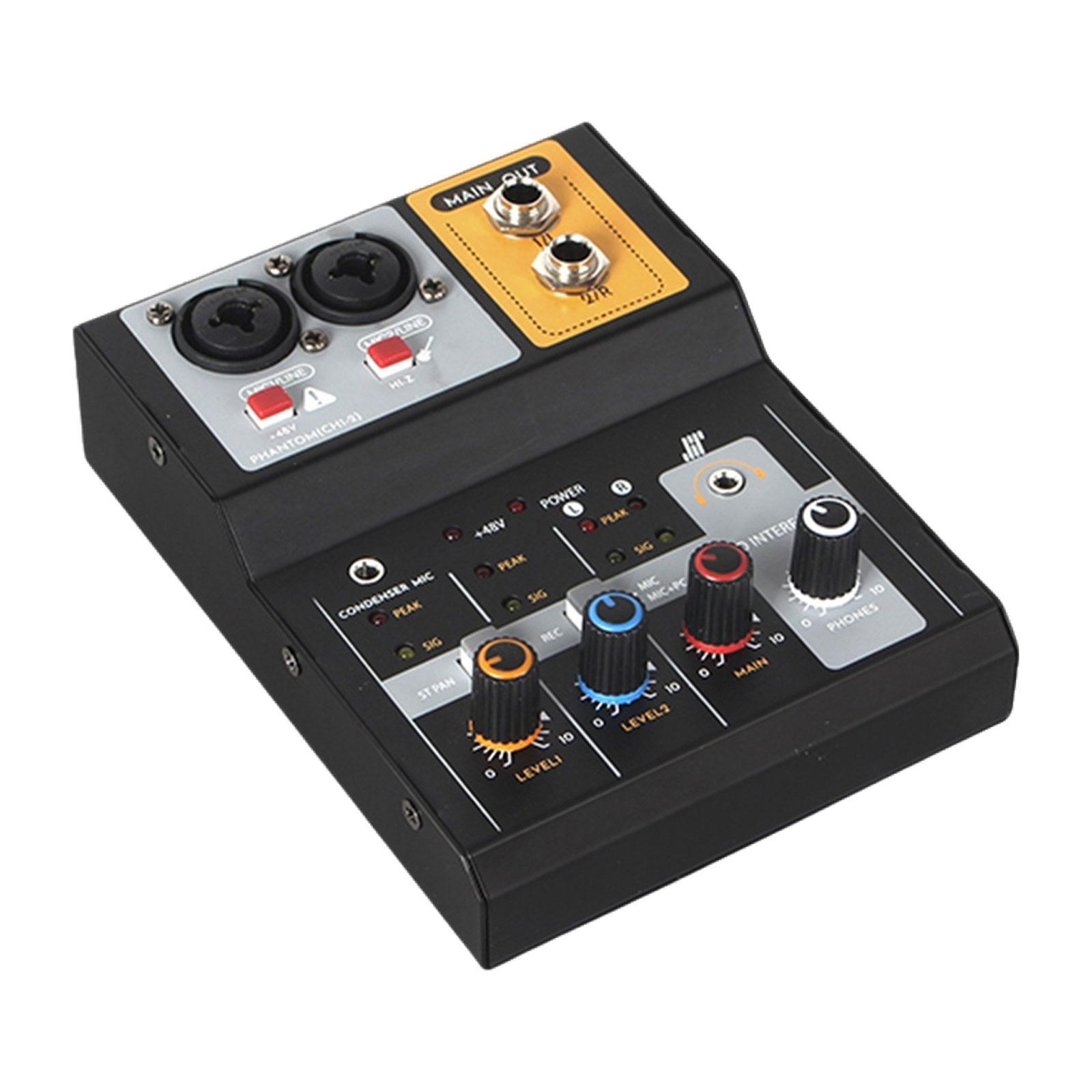 Mini Audio Mixer Audio Mixer Controller for Party Recording Studio Show