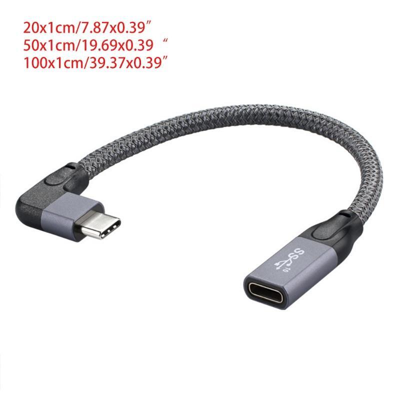 Dây cáp mở rộng USB 3.1 Type-C 100W PD 5A 4K 60Hz 10Gbps USB-C Gen 2