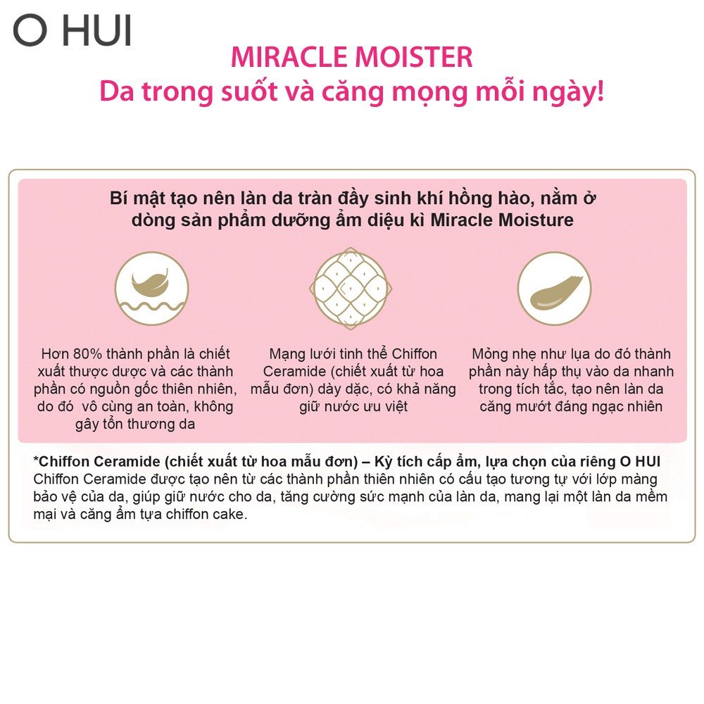 Dầu tẩy trang sạch sâu OHUI Miracle Moisture Cleansing Oil 150ml