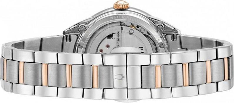 Đồng Hồ Nữ Bulova Đính Kim Cương Dây Thép Không Gỉ 98P170 - Mặt Xà Cừ (Sapphire)